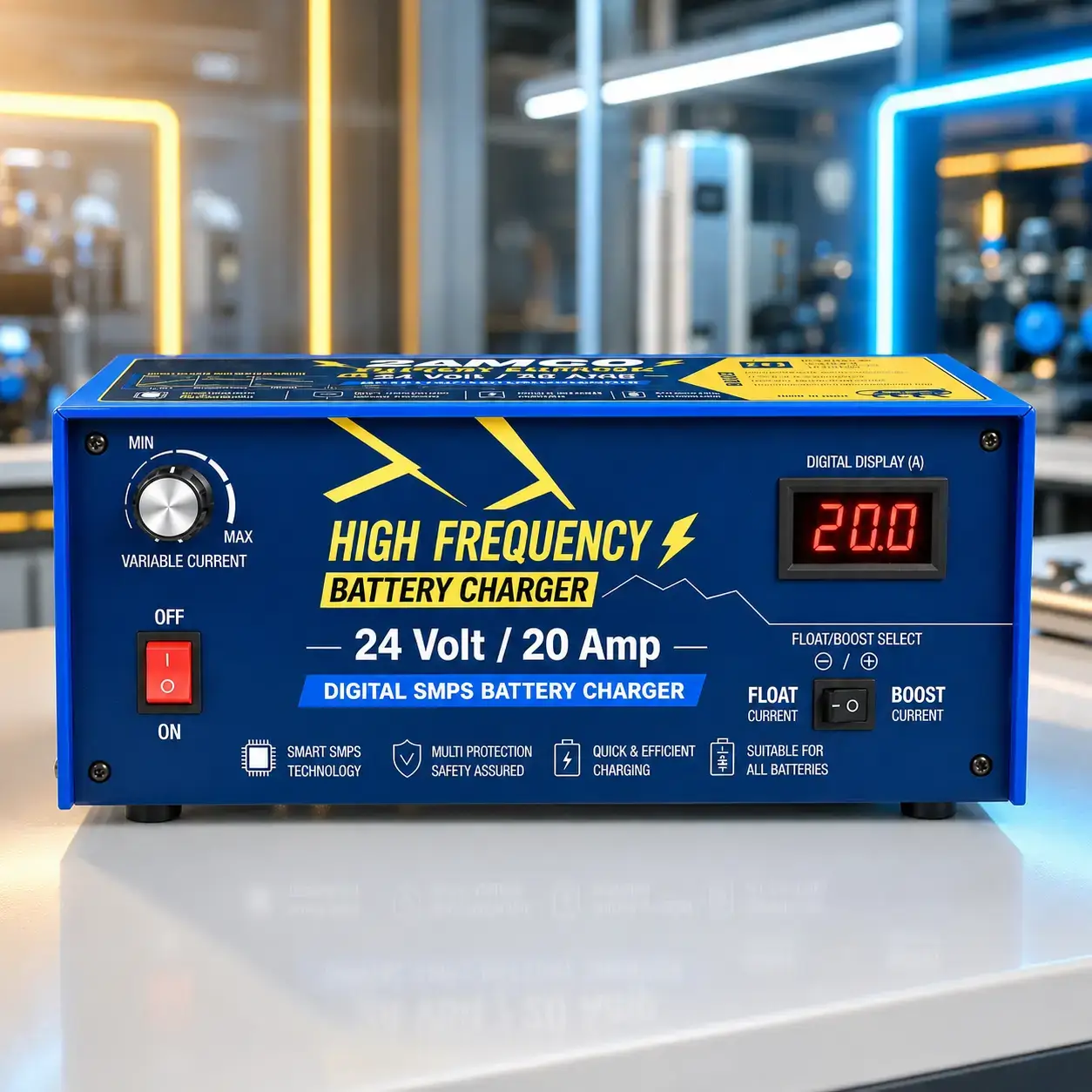 SAMCO 24V 20A high-frequency electric stacker battery charger
